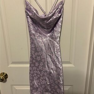 Urban Outfitters Lavender Floral Mini Dress